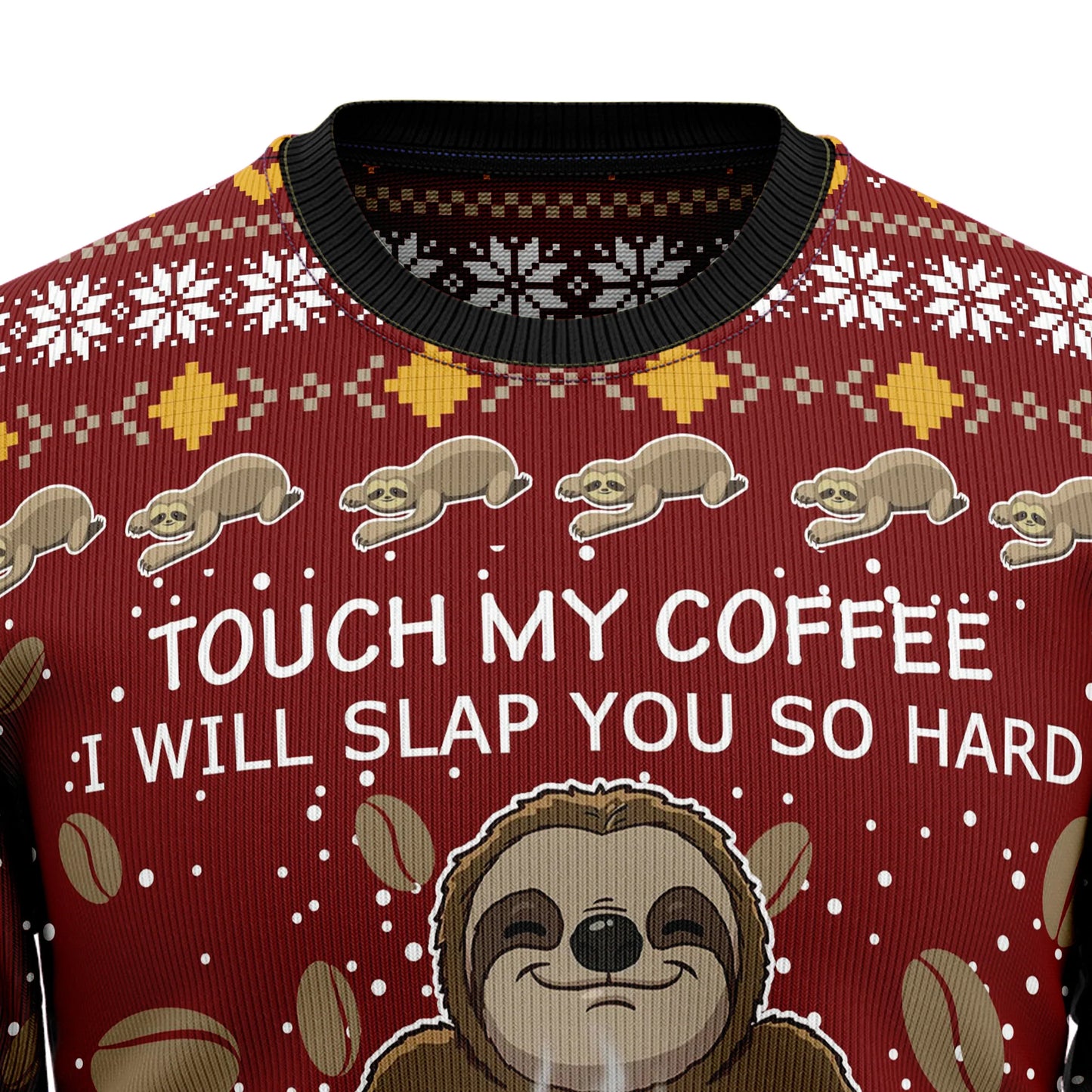 Sloth Coffee Ugly Christmas Sweater, Christmas Gift,Gift Christmas 2024