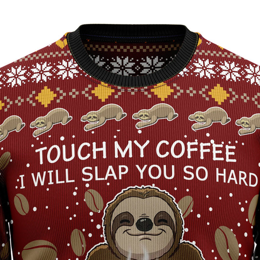 Sloth Coffee Ugly Christmas Sweater, Christmas Gift,Gift Christmas 2024