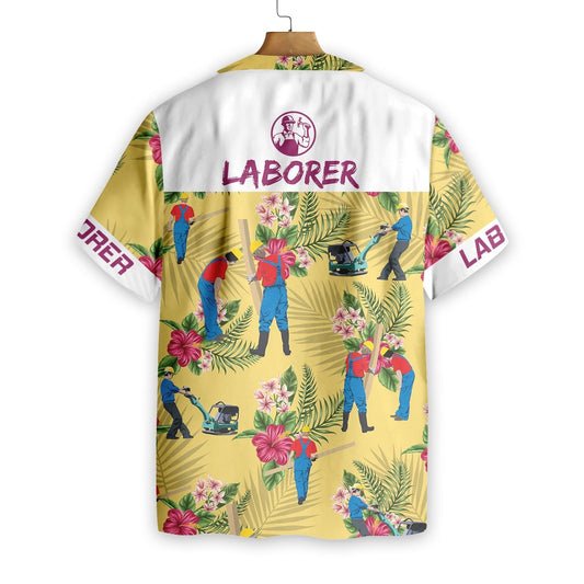 Strong Laborer The Blooming Design Hawaiian Shirt, Hawaiian Shirt Gift, Christmas Gift