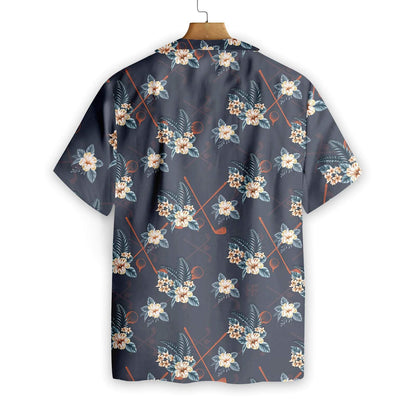 Tropical Golf 4 In Dark Design Hawaiian Shirt,Hawaiian Shirt Gift, Christmas Gift