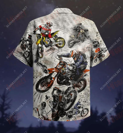 Ride Hard Or Stay Home Unisex Short Sleeve Shirt Ocean Hawaiian T Shirts Tactical Hawaiian Shirt Funny Hawaiian Shirts, Hawaiian Shirt Gift, Christmas Gift