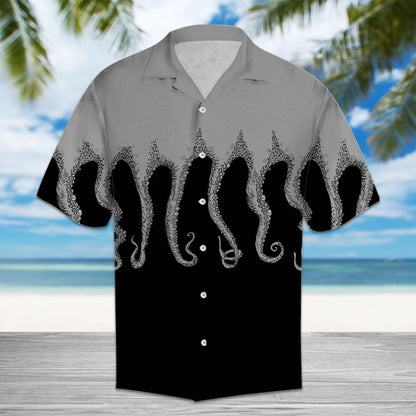 Black And Blue Billiard Stripe Design Hawaiian Shirt, Hawaiian For Gift