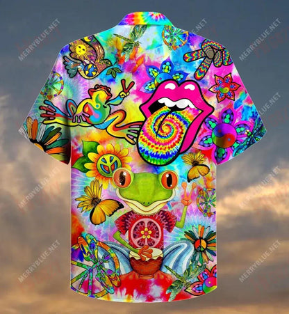 Hippie Feeling Groovy Short Hawaiian Shirt Hobbies Short Sleeve Tactical Hawaiian Shirt Hawaiian Shirt Pattern, Hawaiian Shirt Gift, Christmas Gift
