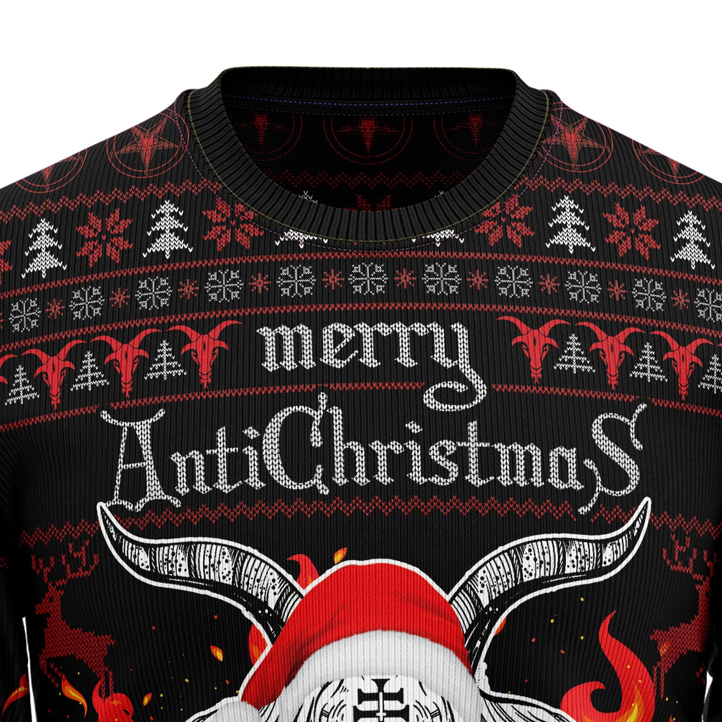 Satan Claus Merry Christmas Hail Satanic Ugly Christmas Sweater, Christmas Gift,Gift Christmas 2024