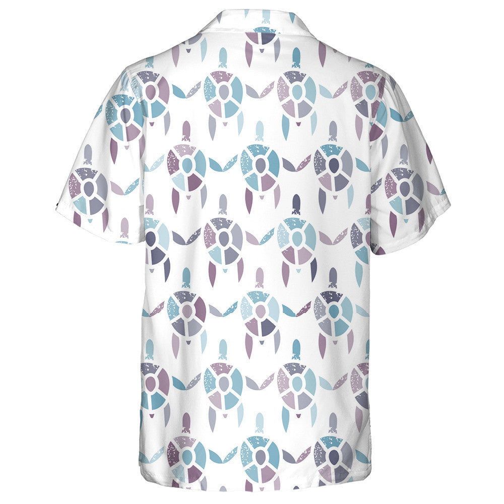 Ocean Theme Sea Turtles With Various Marine Animals Hawaiian Shirt, Hawaiian Shirt Gift, Christmas Gift