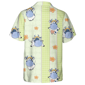 The Cow Is Kidnapped By A UFO Hawaiian Shirt,Hawaiian Shirt Gift, Christmas Gift