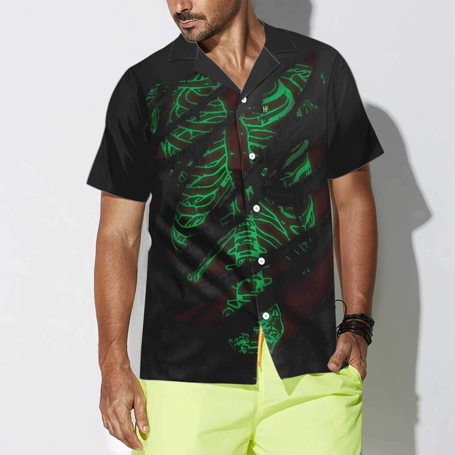 Ideal Horror Skeleton Halloween Hawaiian Shirt, Hawaiian For Gift