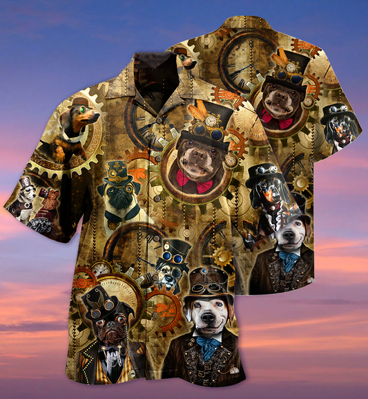 Dogs Machine - Hawaiian Shirt, Hawaiian Shirt Gift, Christmas Gift