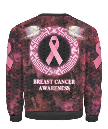 Breast Cancer Awareness Ugly Christmas Sweater, Christmas Ugly Sweater, Christmas Gift, Gift Christmas 2024