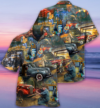 Car Fix Life - Hawaiian Shirt_ Hawaiian Shirt-Hawaiian Shirt Gift, Christmas Gift