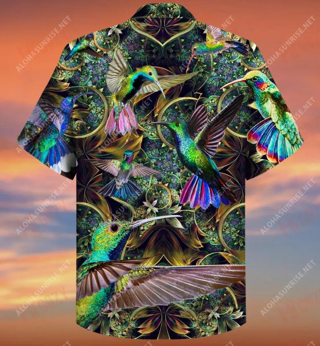 As Free As A Hummingbird Unisex Hawaiian Shirt Ocean Short Sleeve Tactical Hawaiian Shirt Hawaiian Shirt Pattern, Hawaiian Shirt Gift, Christmas Gift