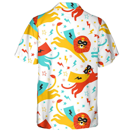 Lion And Panther Super Hero Wih Srart Lighter Hawaiian Shirt, Hawaiian Shirt Gift, Christmas Gift