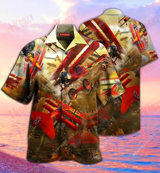 Amazing Airplanes Unisex Short Sleeve Shirt Hobbies Aloha Shirt Vintage Hawaiian Shirts Hawaiian Shirts For Women, Hawaiian Shirt Gift, Christmas Gift