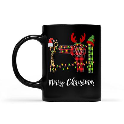 Frohe Weihnachten Friseur Geschenk lustige Weihnachten schwarz Becher Geschenk für Weihnachten