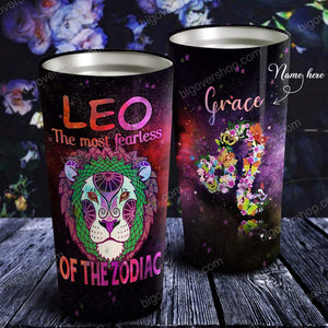 The Most Fearless of The Zodiac Personalized Tumbler- Astrology Sign Gift, Stainless Tumbler