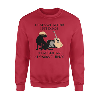That's What I do I pet Ugly Sweater - Lustiges Sweatshirt, Weihnachtsgeschenke, hässlicher Pullover für Männer und Frauen