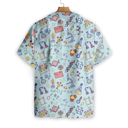 Chemistry Teacher Pattern Hawaiian Shirt_Hawaiian Shirt Gift, Christmas Gift