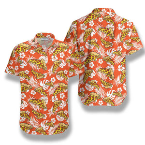 Wonderful Aloha Tropical Pizza Design Hawaiian Shirt, Hwaiian For Gift