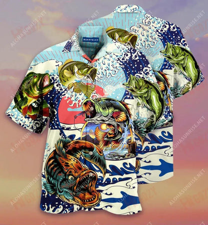 Fishing Is My Life Hawaiian Shirt Vacation Short Sleeve Tactical Hawaiian Shirt Funny Hawaiian Shirts, Hawaiian Shirt Gift, Christmas Gift