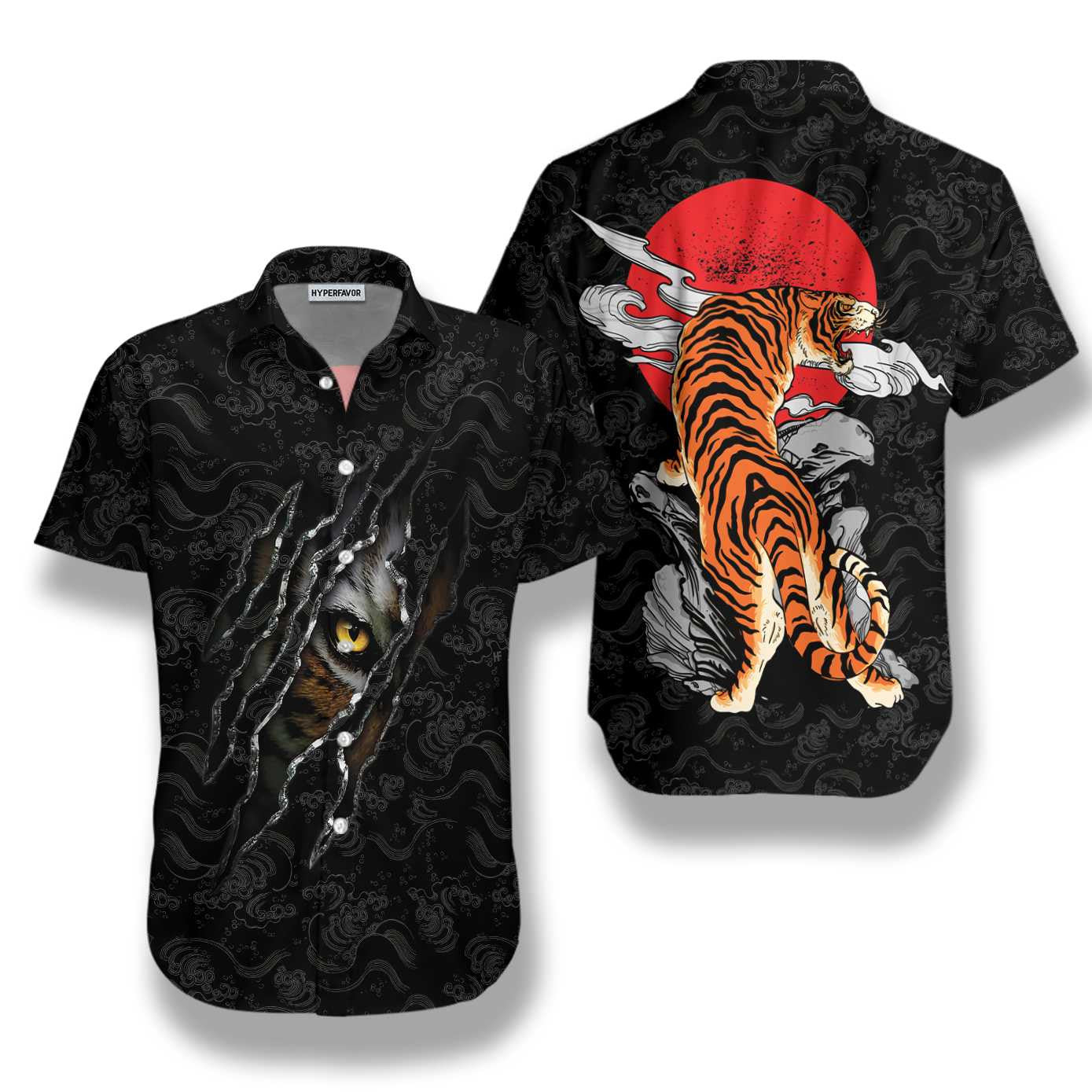 Strong Like A Tiger Design Hawaiian Shirt, Hawaiian Shirt Gift, Christmas Gift