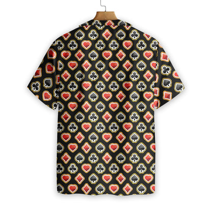 Casino Poker Black Hawaiian Shirt_Hawaiian Shirt Gift, Christmas Gift