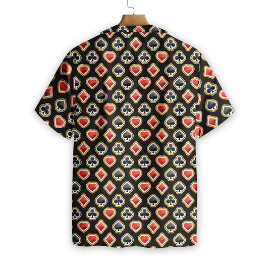 Casino Poker Black Hawaiian Shirt_Hawaiian Shirt Gift, Christmas Gift