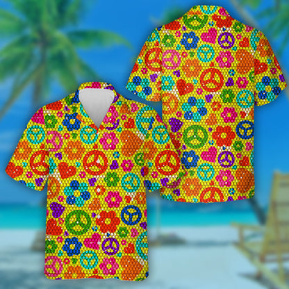 Hand-Drawn Music Instruments And Ornamental Floral Elements Hawaiian Shirt, Hawaiian Shirt Gift, Christmas Gift