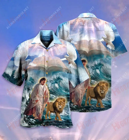 Faith Over Fear Short Short Sleeve Shirt Hobbies Hawaiian T Shirts Best Hawaiian Shirts Hawaiian Shirts For Women, Hawaiian Shirt Gift, Christmas Gift