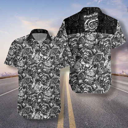 Classic Design Hawaiian Shirt Repair Even Dead On Dark Background, Hawaiian Shirt Gift, Christmas Gift