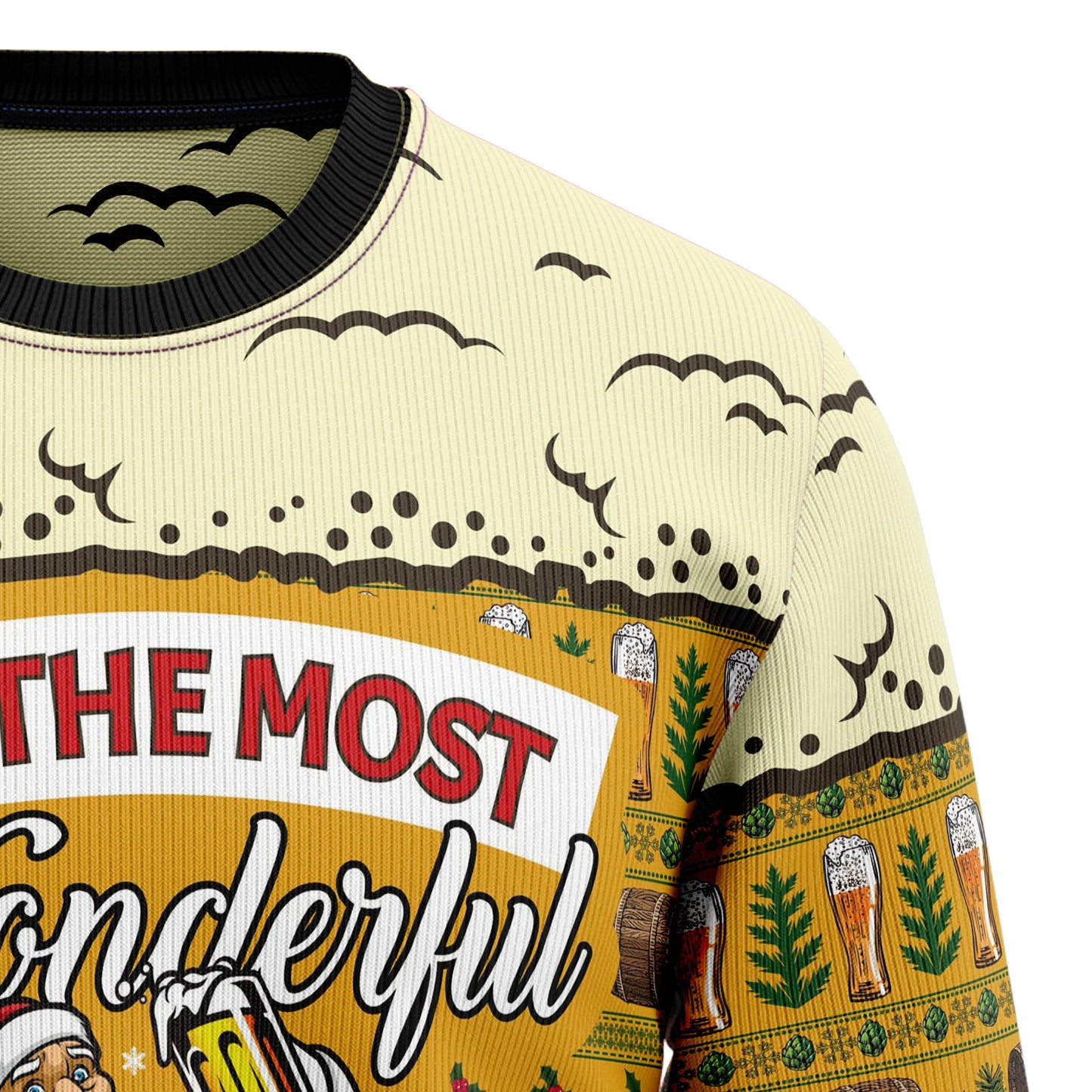 Christmas Most Wonderful Time For Beer Ugly Christmas Sweater,Christmas Gift,Gift Christmas 2024