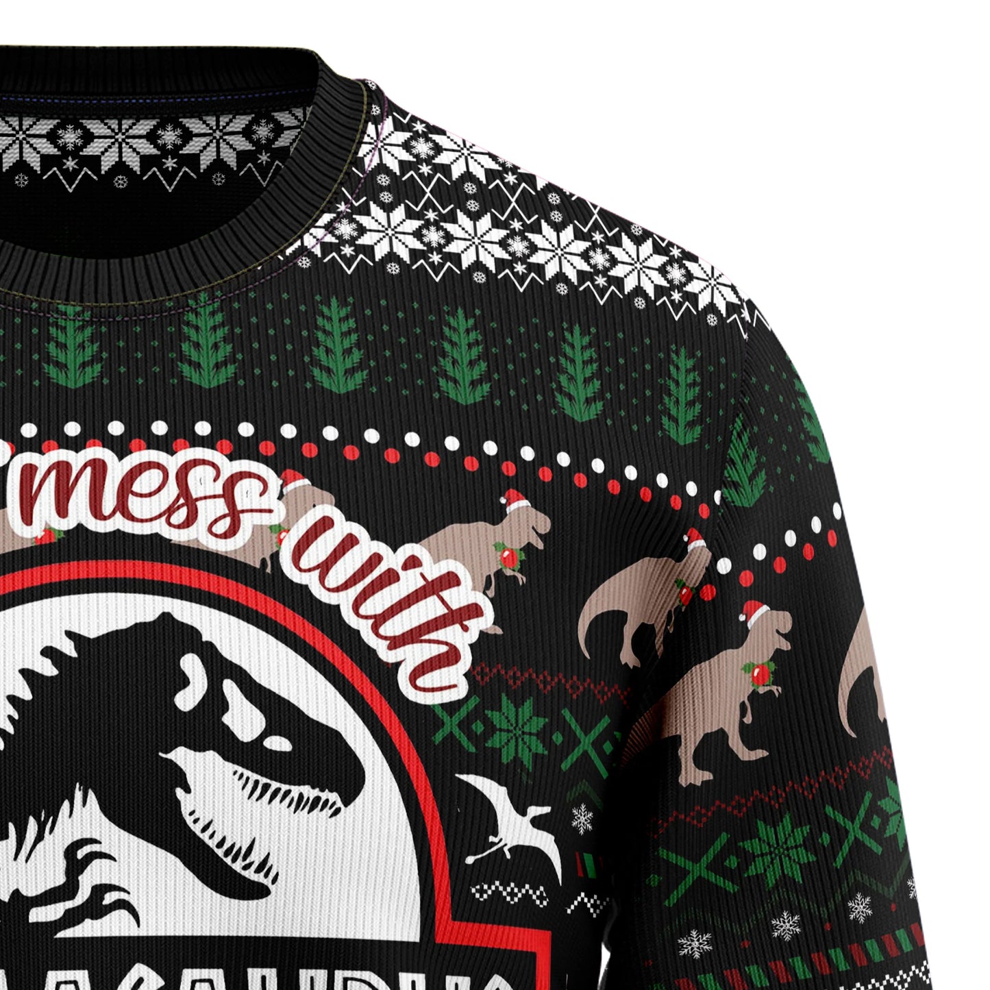 Dinosaur Mamasaurus Ugly Christmas Sweater,Christmas Ugly Sweater,Christmas Gift,Gift Christmas 2024