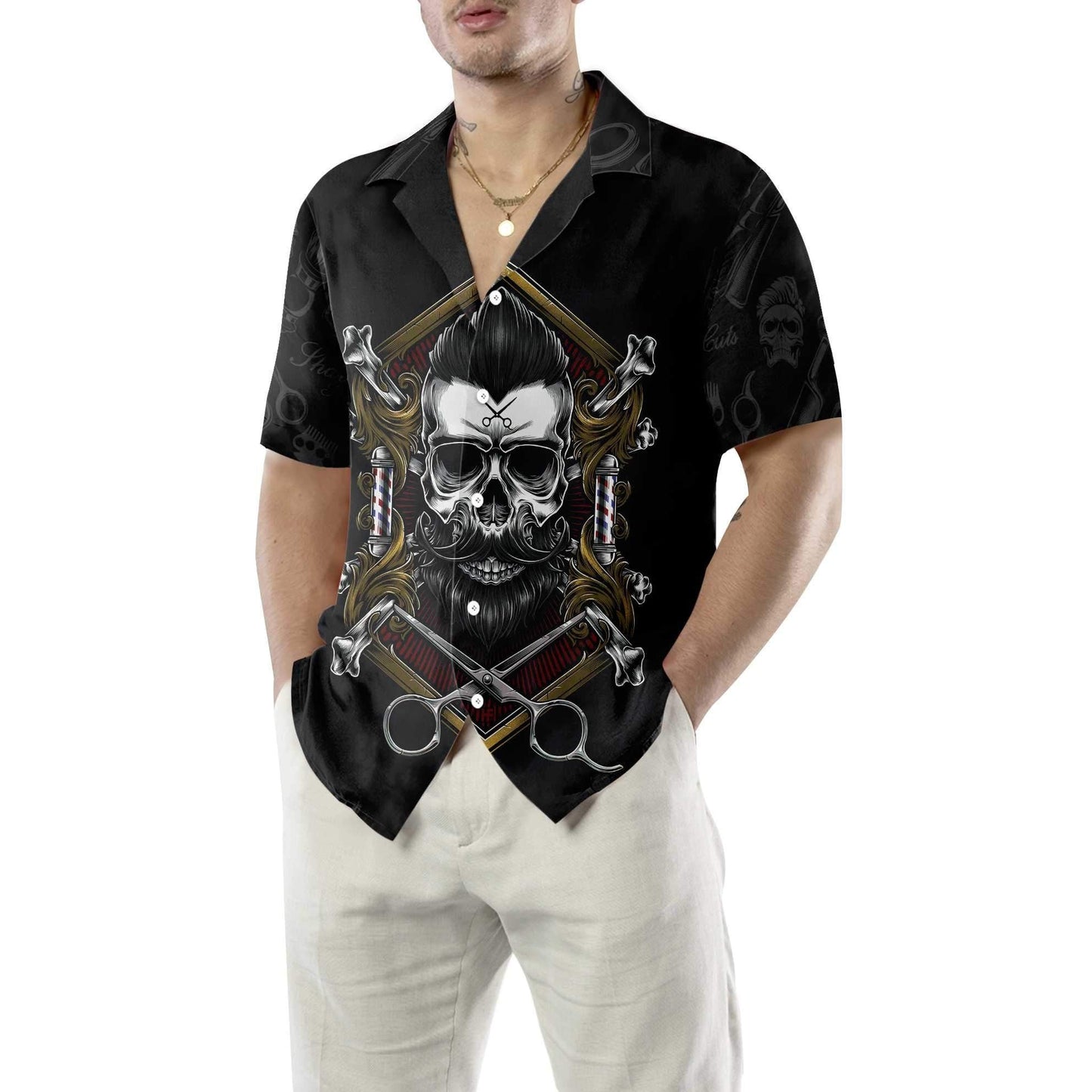 Cool Design Hawaiian Shirt A Barber Is Always A Barber, Hawaiian Shirt Gift, Christmas Gift