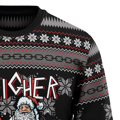 Santa Sleigher Ugly Christmas Sweater, Christmas Gift,Gift Christmas 2024