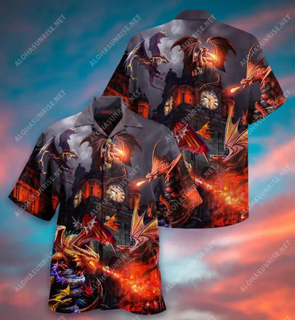 Time Stops For No Man Short Hawaiian Shirt Ocean Tropical Shirts Hawaiian Crazy Shirts Hawaiian Shirts For Men, Hawaiian Shirt Gift, Christmas Gift
