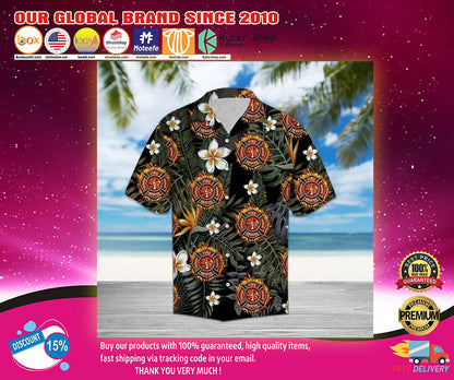 Firefighter Hawaiian Shirt, Hawaiian Shirt Gift, Christmas Gift