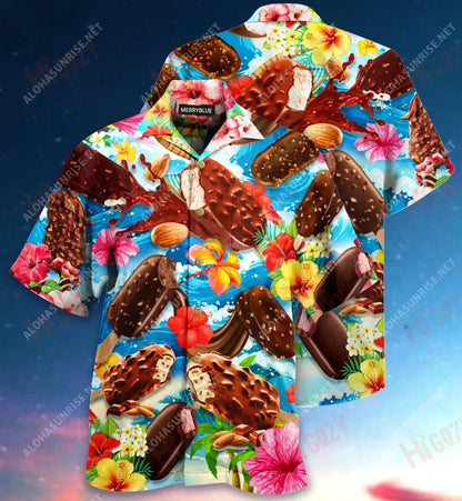 Lick It Till Ice Cream Unisex Hawaiian Shirt Hobbies Short Sleeve Custom Hawaiian Shirts Hawaiian Shirts For Women, Hawaiian Shirt Gift, Christmas Gift
