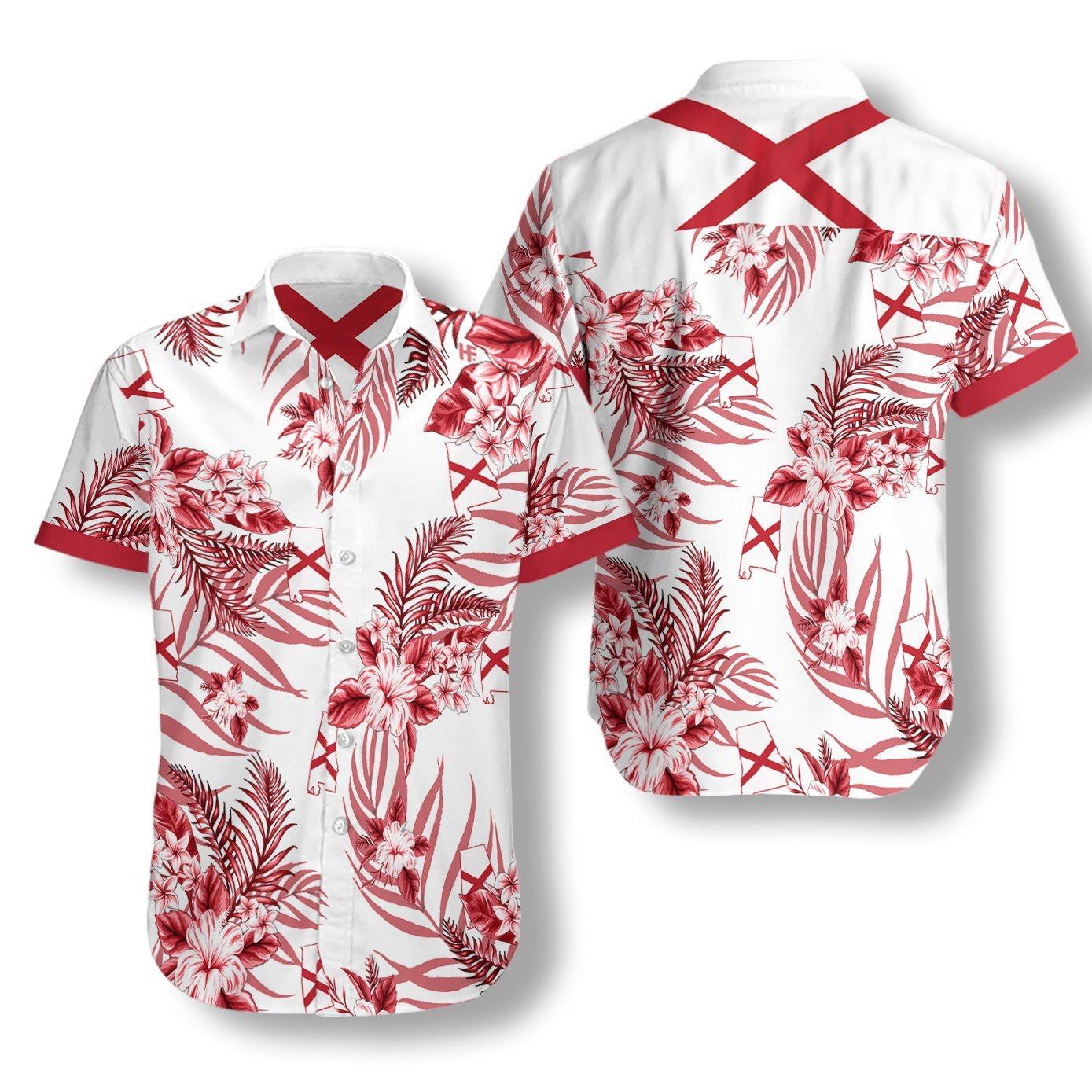 I'm Proud Of Alabama Design Hawaiian Shirt, Hawaiian Shirt Gift, Christmas Gift