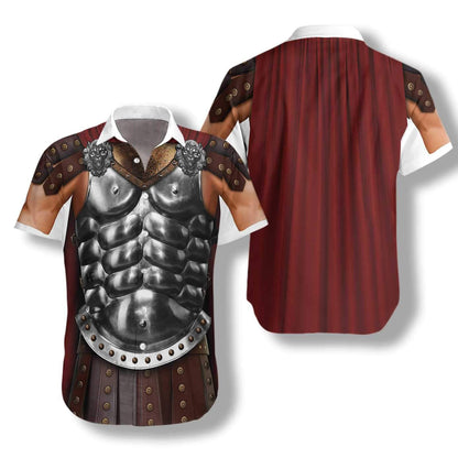 Cool Halloween Gladiator Costume Design Hawaiian Shirt,Hawaiian Shirt Gift, Christmas Gift