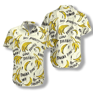 The Crop Of Banana Design Hawaiian Shirt,Hawaiian Shirt Gift, Christmas Gift