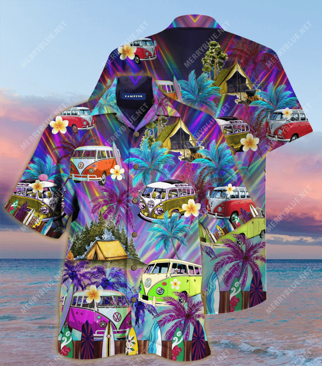 Amazing Camping Unisex Hawaiian Shirt, Hawaiian Shirt Gift, Christmas Gift