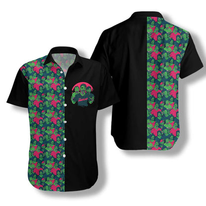 Cool Halloween Zombie Walking Out Design Hawaiian Shirt,Hawaiian Shirt Gift, Christmas Gift