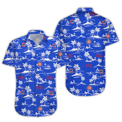 Chicago Cubs Baseball Hawaiian Shirt_Hawaiian Shirt Gift, Christmas Gift