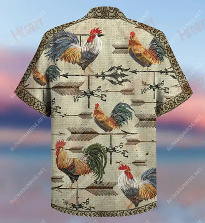 Find A Way Or Make One Weathervane Rooster Short Sleeve Shirt Hobbies Hawaiian T Shirts Best Hawaiian Shirts Hawaiian Shirt Pattern, Hawaiian Shirt Gift, Christmas Gift