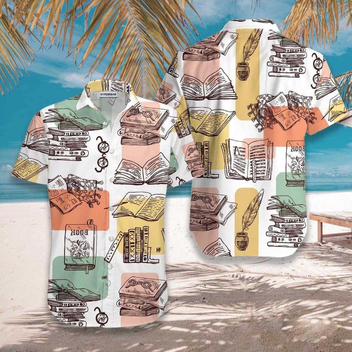 Teacher Knowledge Book Hawaiian Shirt,Hawaiian Shirt Gift, Christmas Gift