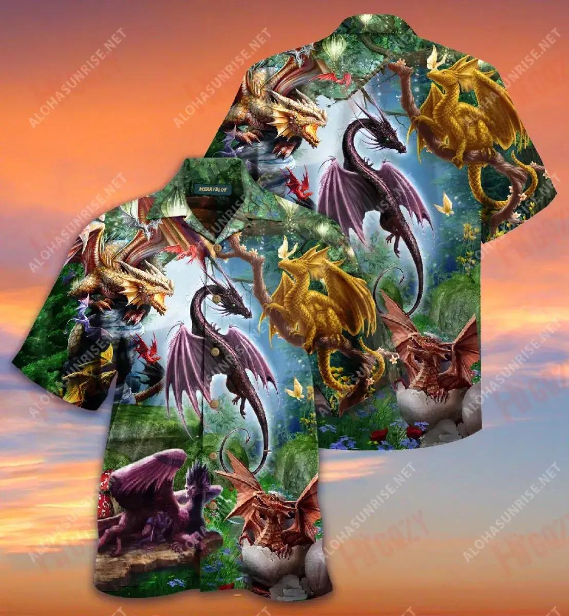 Dragon Lover- Hawaiian Shirt_Hawaiian Shirt Gift, Christmas Gift
