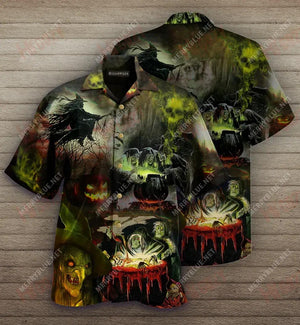 Witches Noticed You Halloween Hawaiian Shirt Hobbies Short Sleeve Hawaiian Crazy Shirts Hawaiian Shirts For Men, Hawaiian Shirt Gift, Christmas Gift