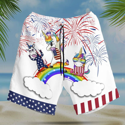 Rainbow And Unicorn Background Design Hawaiian Shirt,Hawaiian Shirt Gift, Christmas Gift