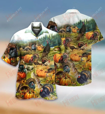 Be Turkey Short Hawaiian Shirt Ocean Short Sleeve Custom Hawaiian Shirts Crazy Shirts Hawaii,Hawaiian Shirt Gift, Christmas Gift