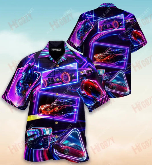 Racing Is My Favorite Season Unisex Hawaiian Shirt Ocean Short Sleeve Custom Hawaiian Shirts Hawaiian Shirt Pattern, Hawaiian Shirt Gift, Christmas Gift