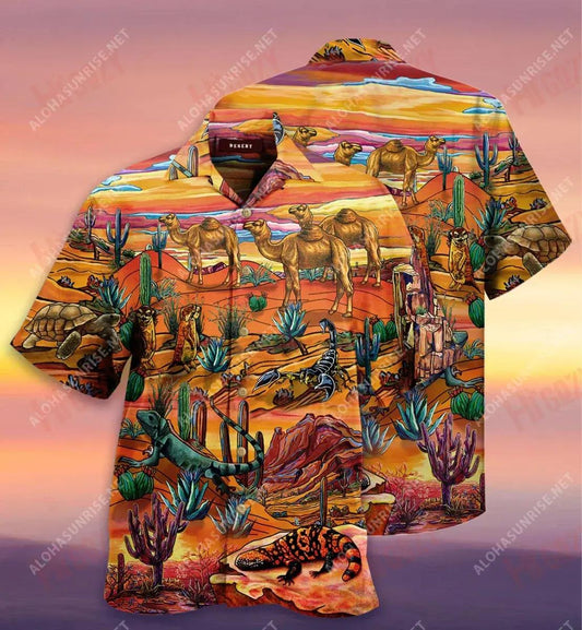 The Desert Where Life Begins Short Hawaiian Shirt Summer Hawaiian T Shirts Best Hawaiian Shirts Hawaiian Shirt Pattern, Hawaiian Shirt Gift, Christmas Gift